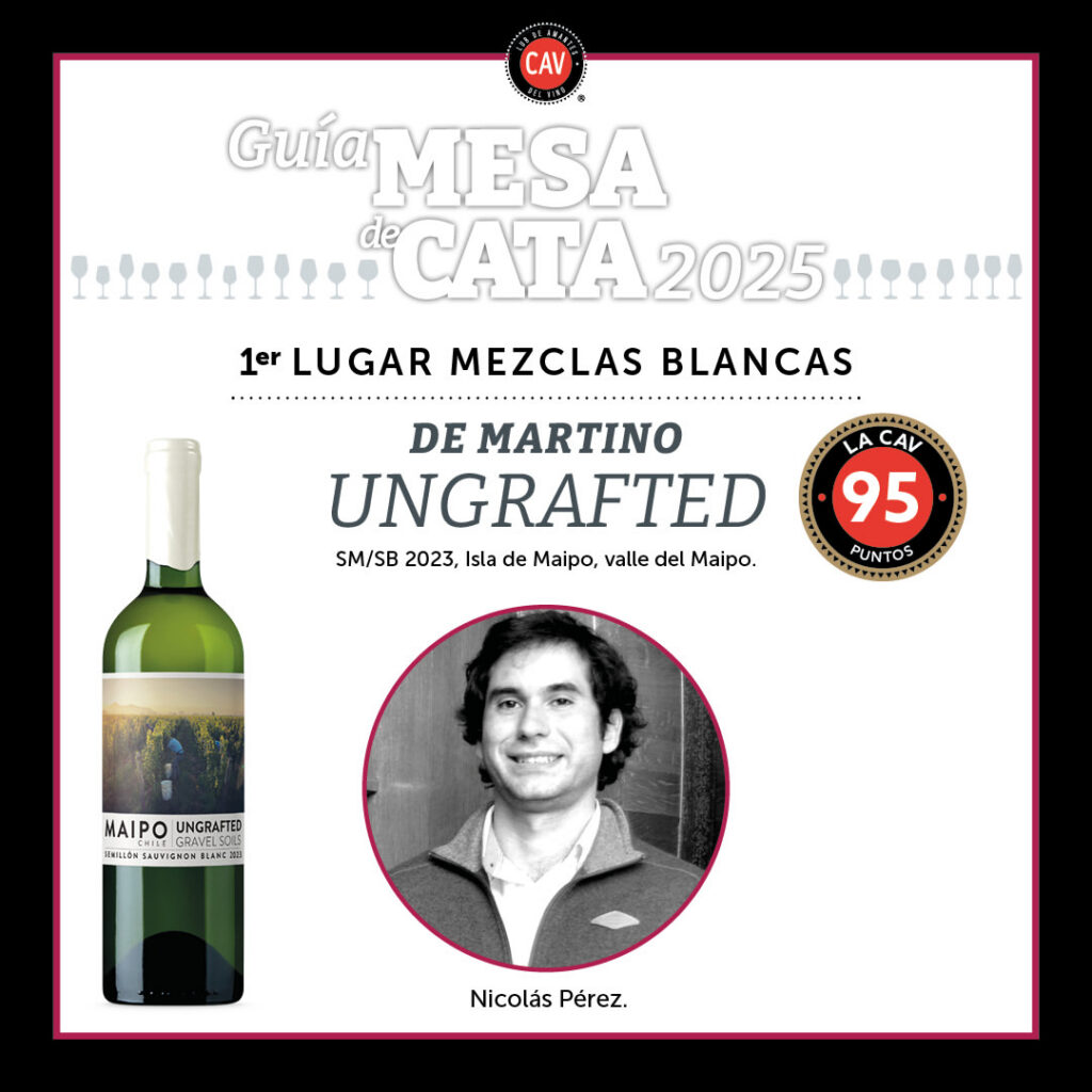 La CAV premia a vino De Martino como «Mejor Mezcla Blanca» de Chile